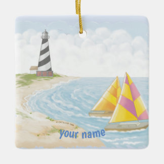 Ornement En Céramique Phare Light One