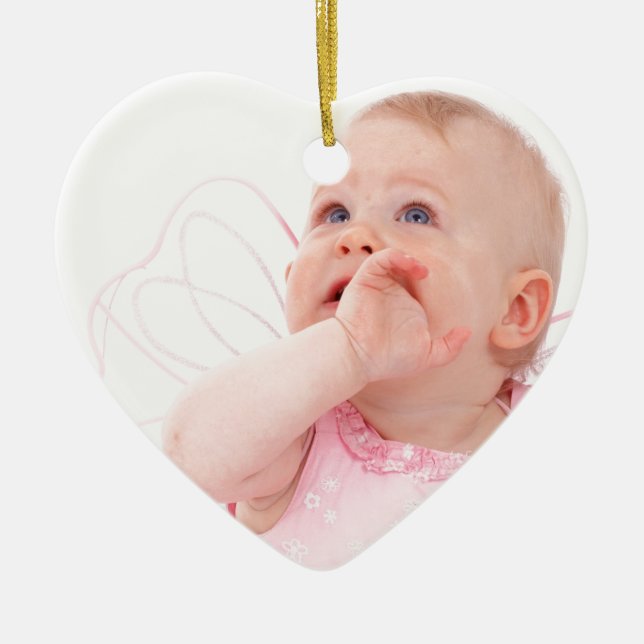 Ornement En Céramique Photo personnalisée (Devant)