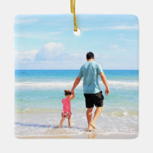 Ornement En Céramique Photo personnalisée Votre propre design Meilleur P