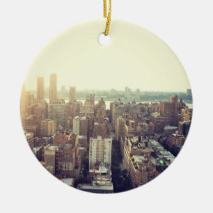 Ornement En Céramique Photo Skyline NYC