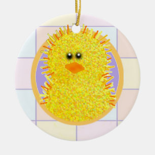 Ornement En Céramique Piaulement de Pâques