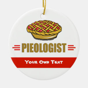 Ornement En Céramique PIE - Amour, Manger, Gâteau, Boulangerie, Boulange