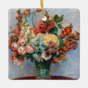 Ornement En Céramique Pierre-Auguste Renoir - Fleurs dans un Vase