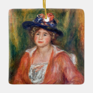 Ornement En Céramique Pierre-Auguste Renoir - Portrait de femme assise