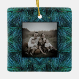 Ornement En Céramique Pin rustique pin pinède vert à feuillage persistan