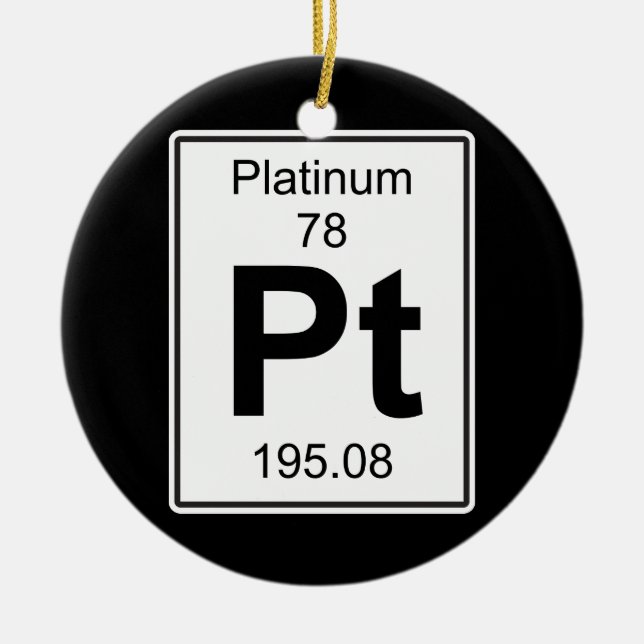 Ornement En Céramique Pinte - Platine (Devant)