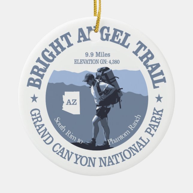 Ornement En Céramique Piste de l'Ange Lumineux (e) (Devant)