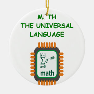 Ornement En Céramique plaisanterie de maths