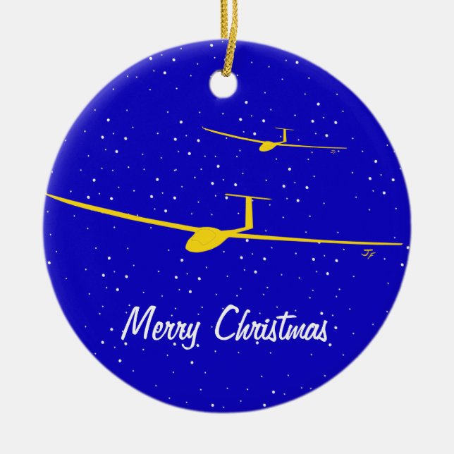 Ornement En Céramique Planeur (Devant)