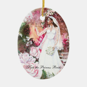 Ornement En Céramique PMACarlson Kate la princesse Bride Ornament