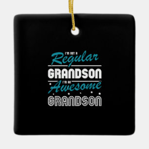 Ornement En Céramique Poison de Grandson Non Régular Grandson