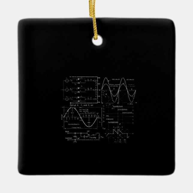 Ornement En Céramique Poison de l'électricité (Devant)