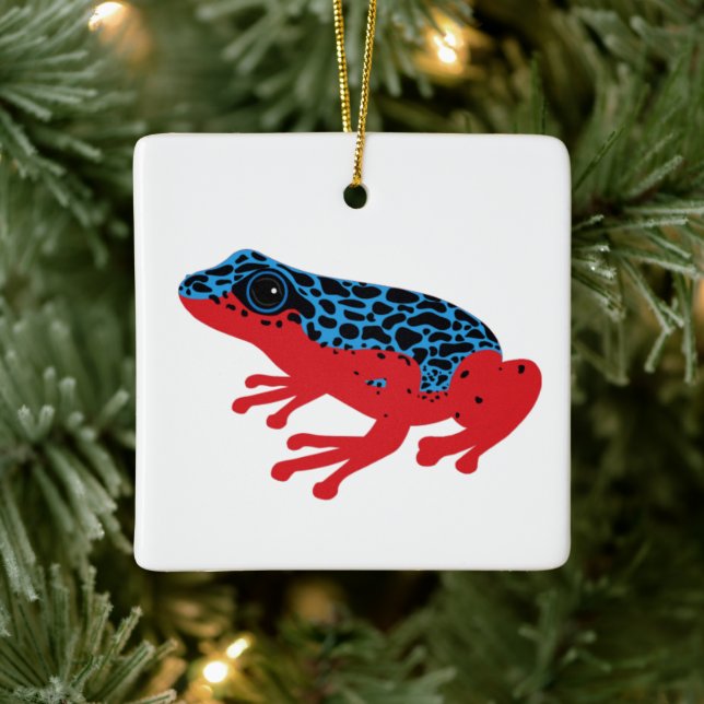 Ornement En Céramique Poison grenouille (Arbre)