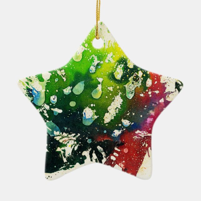 Ornement En Céramique Polychromoptic #4 par Michael Moffa (Devant)