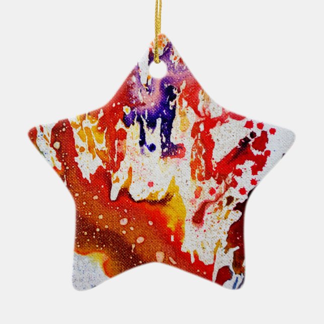 Ornement En Céramique Polychromoptique #1A by Michael Moffa (Devant)