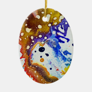 Ornement En Céramique Polychromoptique #1B par Michael Moffa