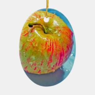 Ornement En Céramique Pomme Lumineuse