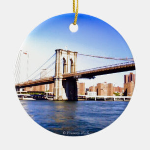 Ornement En Céramique Pont de Brooklyn