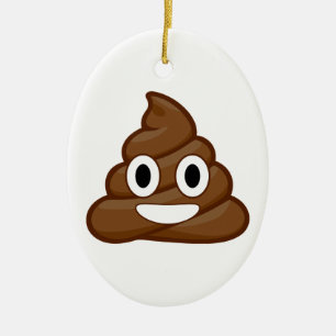 Ornement En Céramique poop emoji