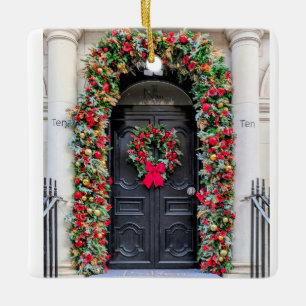 Ornement En Céramique Portes de Londres : un Noël festif