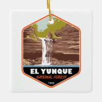 Porto Rico forestière nationale d'El Yunque Vintag