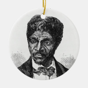 Ornement En Céramique Portrait gravé d'Afro-américain Dred Scott
