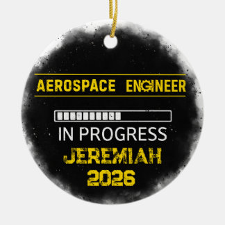 Ornement en céramique pour futur ingénieur aérospa