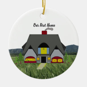 Ornement en céramique pour la première maison conf