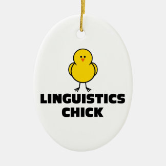 Ornement En Céramique Poussin de linguistique