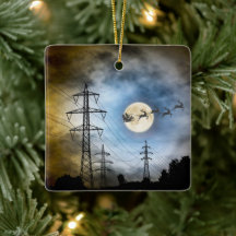 Power Lines, Père Noël et Pleine lune Noël