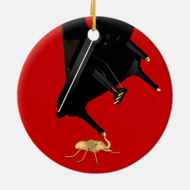 Ornement En Céramique Powerful Eleph-Ant (Dos)