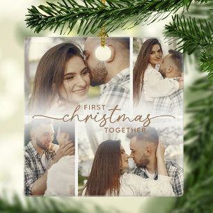 Ornement En Céramique Premier Noël 5 Photo Noël personnalisé