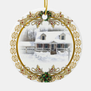 Ornement En Céramique Premier Noël au Nouveau-Accueil
