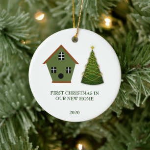 Ornement En Céramique Premier Noël dans notre nouveau Noël à la maiso