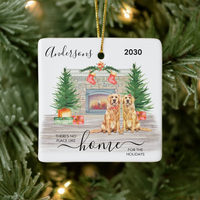 Ornement En Céramique Premier Noël Nouvelle Maison Pour Les Vacances Pho (Arbre)