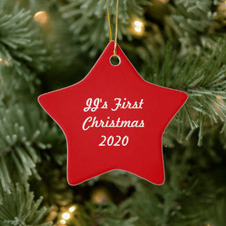 Ornement En Céramique Premier Noël ~ Pour bébé