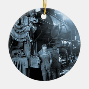Ornement En Céramique Première Guerre Mondiale locomotive de dames