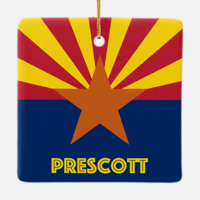 Ornement En Céramique Prescott AZ (Dos)