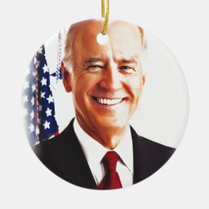 Ornement En Céramique Président des États-Unis Joe Biden