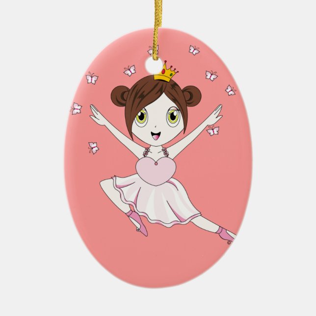 Ornement En Céramique Princesse Cherry™ Ornament (Devant)