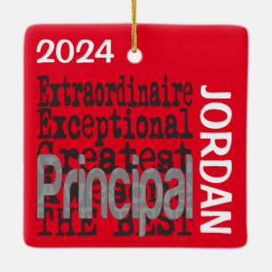 Ornement En Céramique Principal EXTRAordinaire PERSONNALISÉ