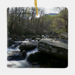 Ornement En Céramique Printemps à la rivière Little Pigeon