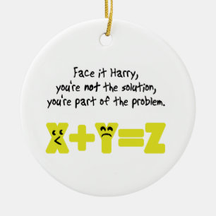 Ornement En Céramique Problème mathématique amusant