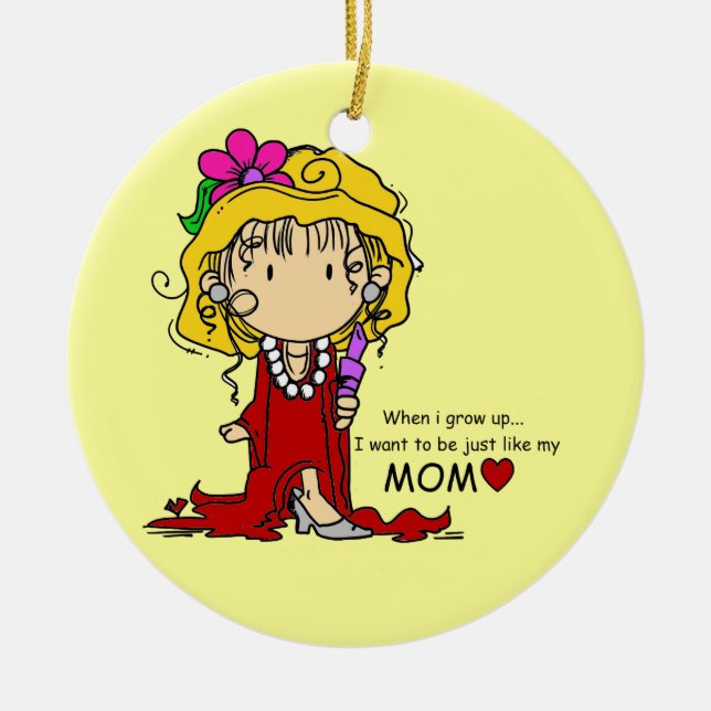 Ornement En Céramique Produit de personnaliser (Devant)