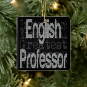 Ornement En Céramique Professeur anglais Extraordinaire