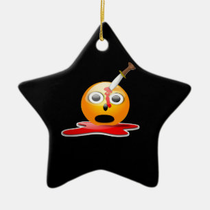 Ornement En Céramique psycho-émoji