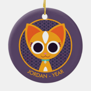 Ornement En Céramique Purrl le chat