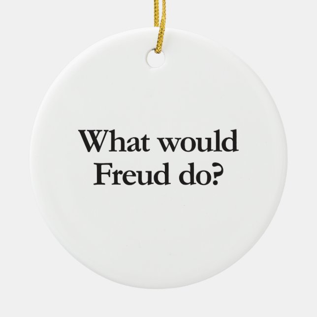 Ornement En Céramique que ferait freud (Devant)