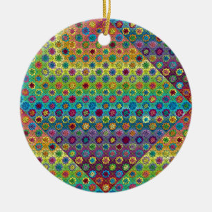 Ornement En Céramique Quilty comme chargé