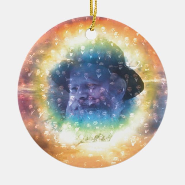 Ornement En Céramique Rebbe (Devant)